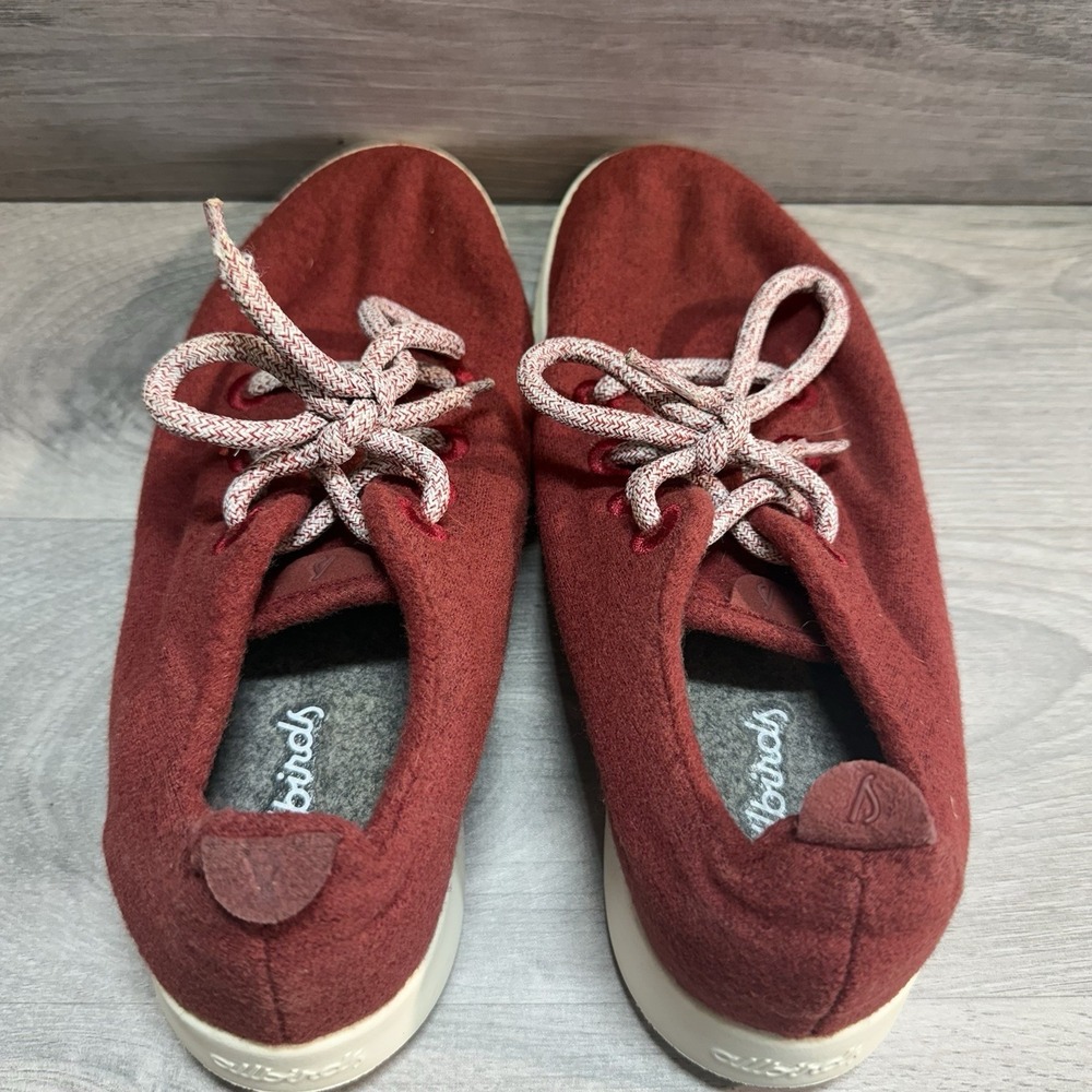 Allbirds Wool Runners Merino WR Athletic Running Shoes Red White Womens Size 6 - Picture 8 of 12